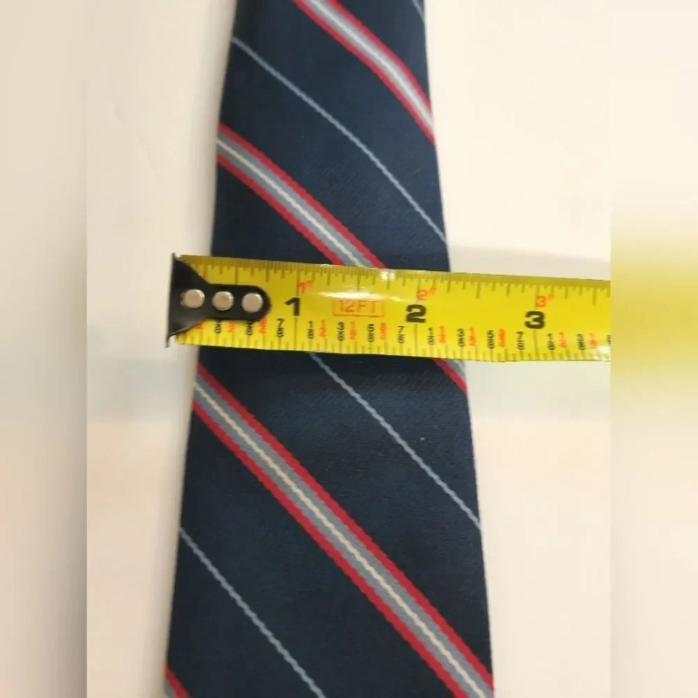 John Remington Striped Silk Tie